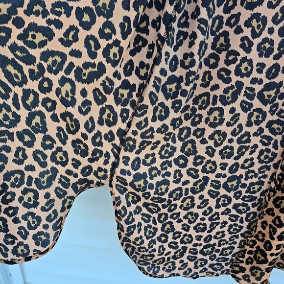 Simply Southern Women's Animal Cheetah Print Kimono Cover Up Cardigan Sz XS-S-M - Picture 4 of 7